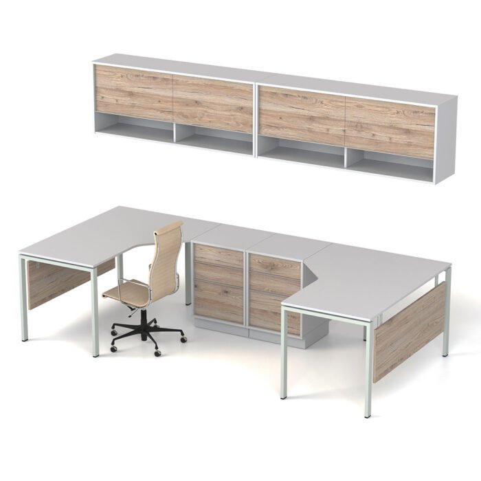 Biuro baldų komplektas dviem darbuotojams Promo T38 - Image 8