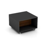 pilkas kavos staliukas ant ratuku