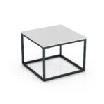 baltai juodas kavos staliukas