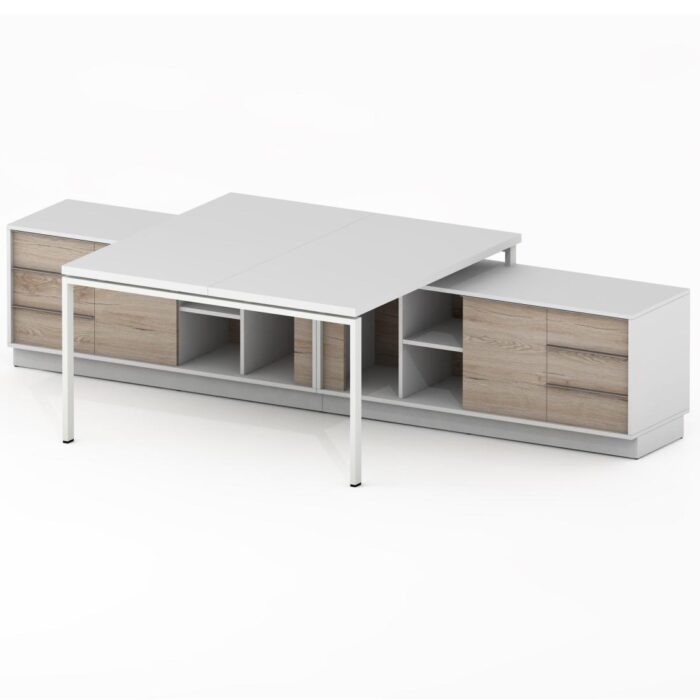 Dviejų vietų darbo stalas stalas Promo T41 - Image 4