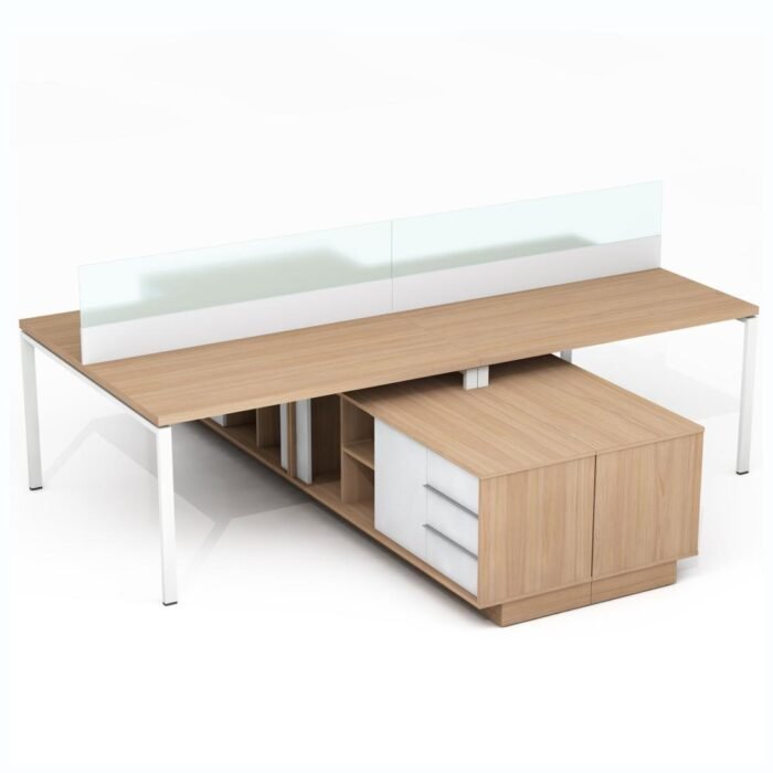 Ofiso stalas keturiems darbuotojams Promo T302S - Image 5