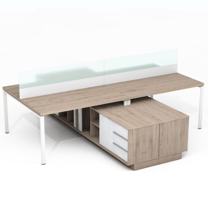 Ofiso stalas keturiems darbuotojams Promo T302S - Image 4