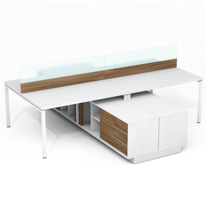 Ofiso stalas keturiems darbuotojams Promo T302 - Image 4