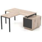 Vadovo stalas su priestaliu Promo T33-5S - Image 4