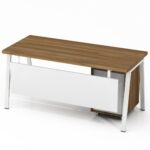 Rašomasis stalas su mobiliu stalčių bloku ir kojų uždanga Promo R25S - Image 6