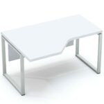 Kampinis darbo stalas su kojų uždanga Promo Q13