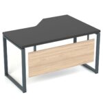 Kampinis darbo stalas su kojų uždanga Promo Q13 - Image 4