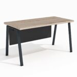Rašomasis darbo stalas su kojų uždanga Promo R6S
