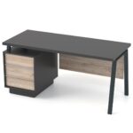 Rašomasis stalas su kojų uždanga Promo R26