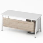 Rašomasis stalas su mobiliu stalčių bloku ir kojų uždanga Promo R25 - Image 6