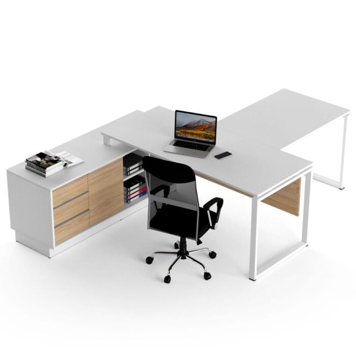 Vadovo darbo stalas su priestaliu Promo Q10 - Image 2