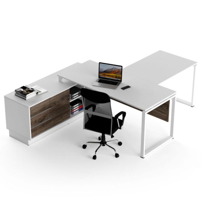 Vadovo darbo stalas su priestaliu Promo Q10 - Image 4