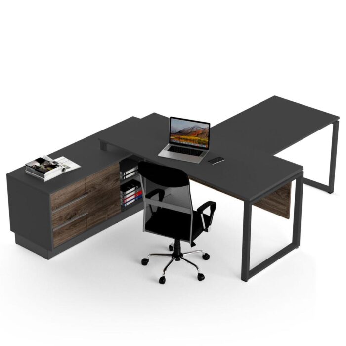Vadovo darbo stalas su priestaliu Promo Q10 - Image 5