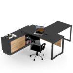 Vadovo darbo stalas su priestaliu Promo Q10 - Image 3