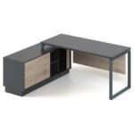Kampinis biuro stalas Promo Q18 - Image 8
