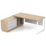 Kampinis biuro stalas Promo Q18S - Image 3